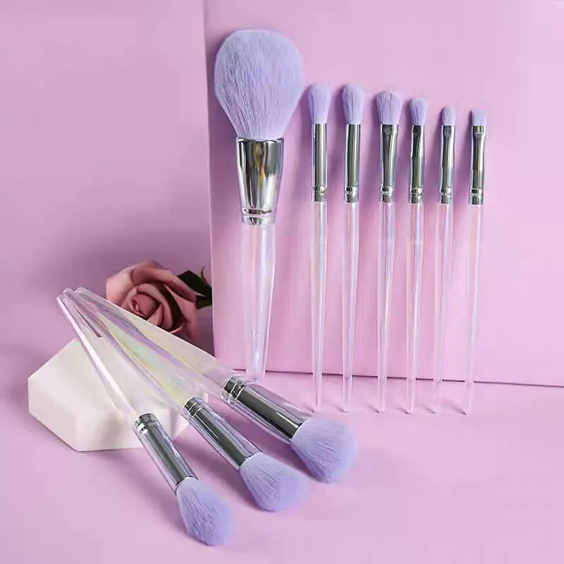 Purple Makeup Brush Set